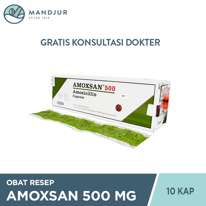 Amoxsan 500 Mg Strip 10 Kapsul