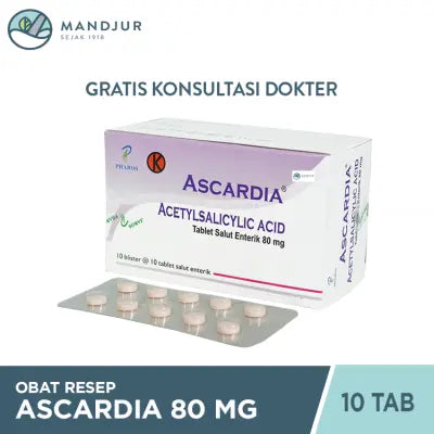 Ascardia 80 Mg 10 Tablet