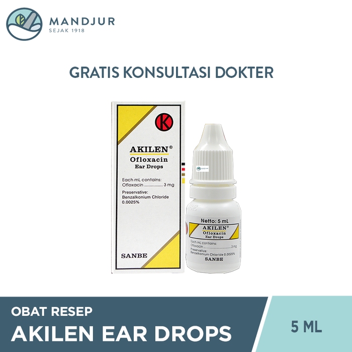 Akilen Ear Drop 5 Ml