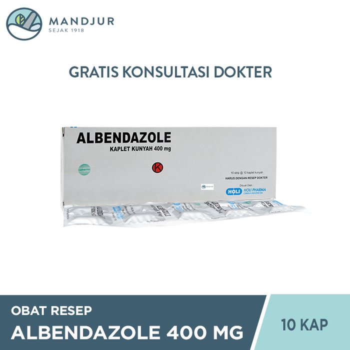 Albendazole 400 Mg 10 Tablet