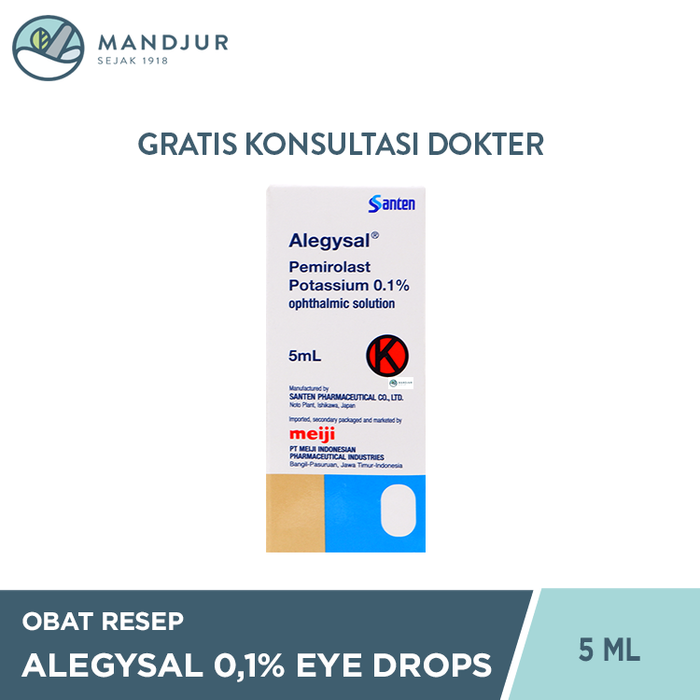 Alegysal 0.1% Eye Drops 5 ml