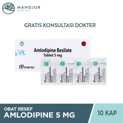 Amlodipine 5 Mg Strip 10 Tablet