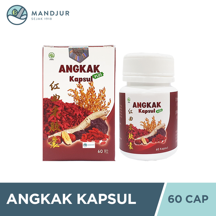 Angkak Kapsul (Red Yeast Rice)