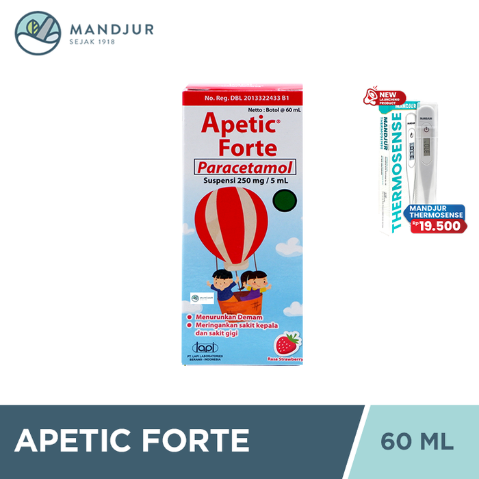 Apetic Forte Suspensi 60 mL