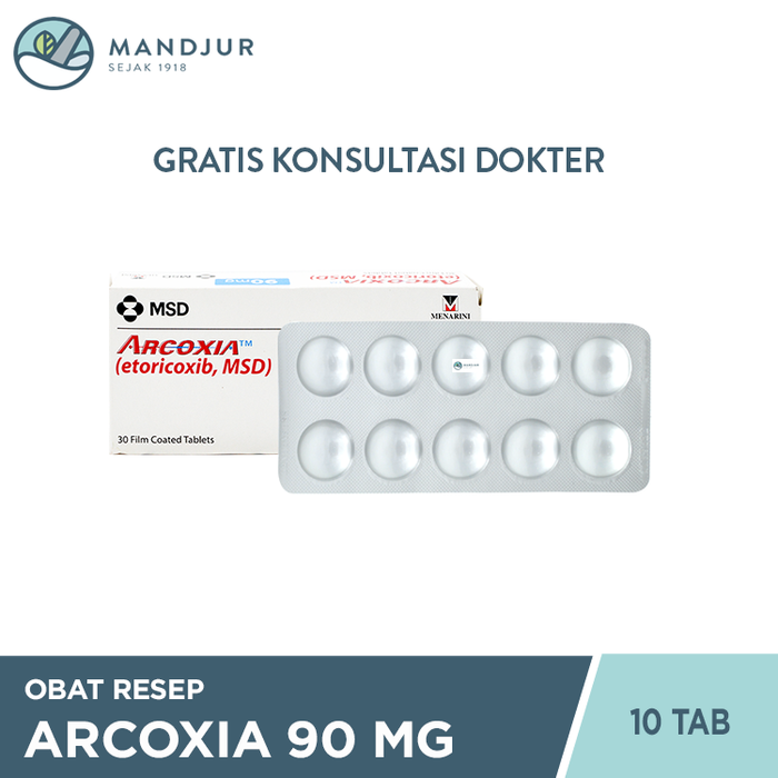 Arcoxia 90 Mg 10 Tablet