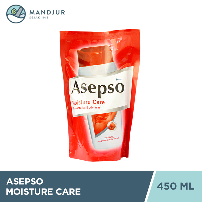 Asepso Body Wash Refill Moisture Care 450 ML