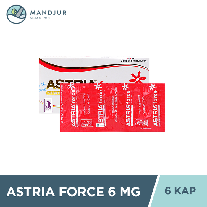 Astria Force 6 mg 6 Kapsul