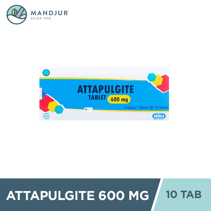 Attapulgite 600 mg 10 Tablet