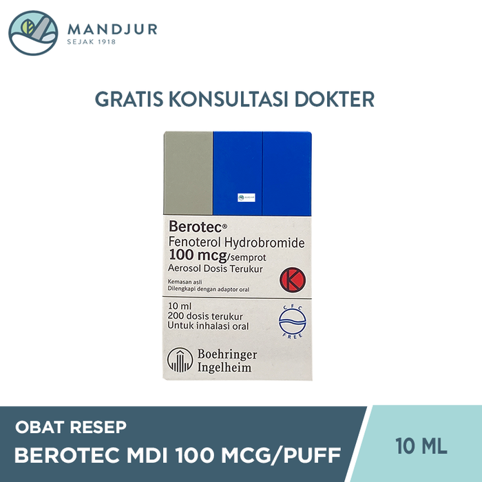 Berotec MDI 100 mcg/Puff 10 ml