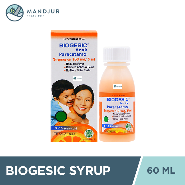 Biogesic Syrup 60 mL