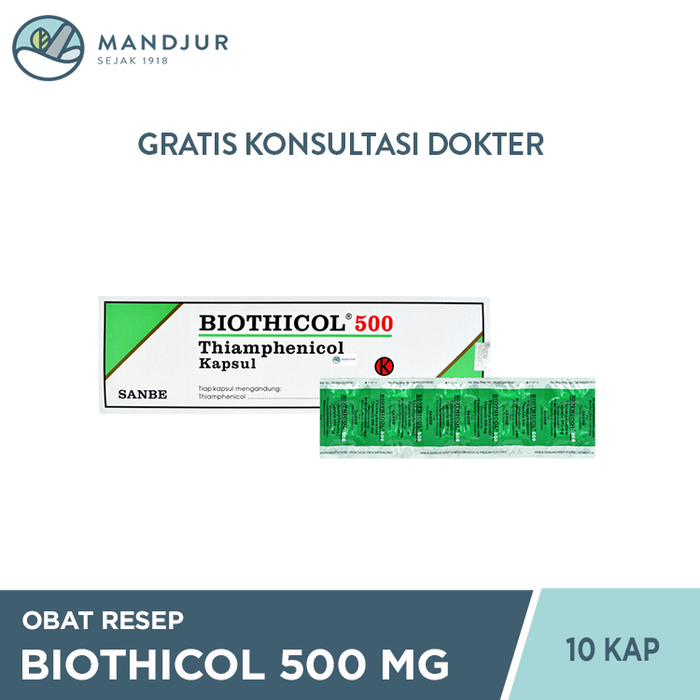 Biothicol 500 Mg 10 Kapsul