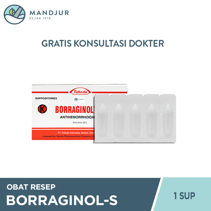 Borraginol S 1 Suppositoria