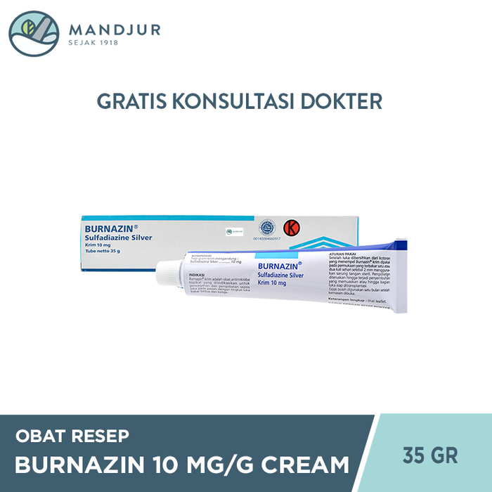 Burnazin 10 mg/g Cream 35 g