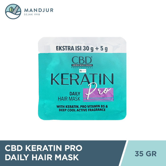 CBD Keratin Pro Daily Hair Mask 35 Gr