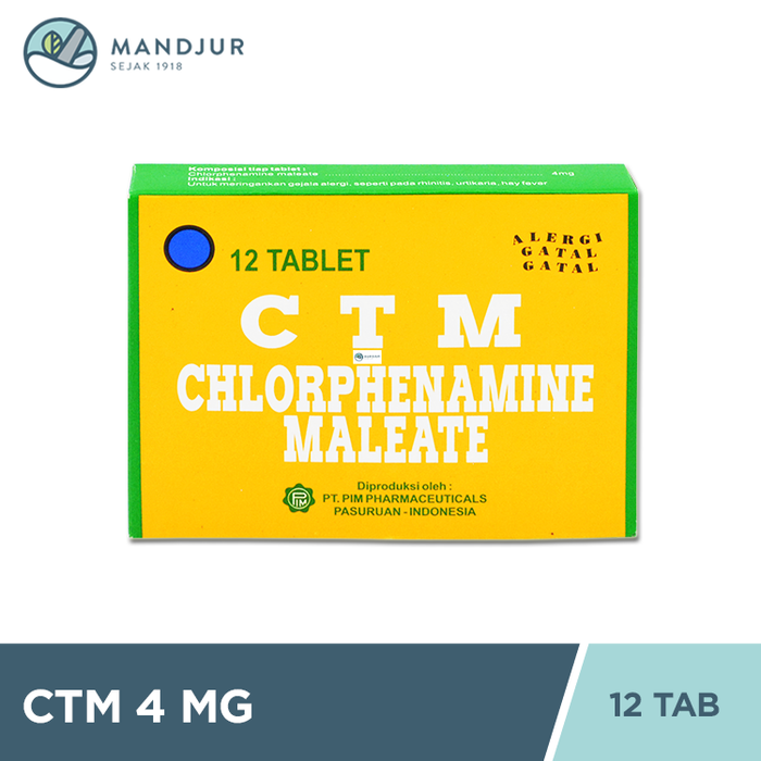 CTM 4 Mg 12 Tablet