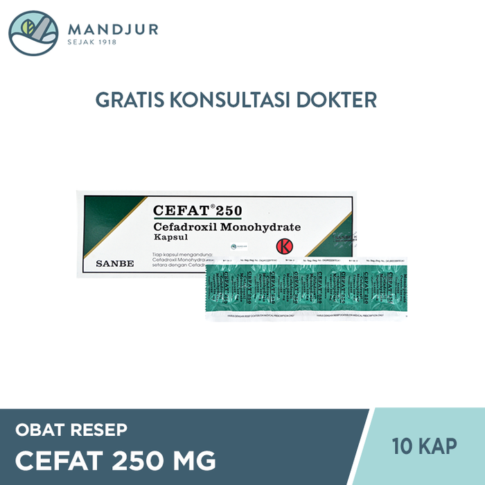 Cefat 250 Mg 10 Kapsul