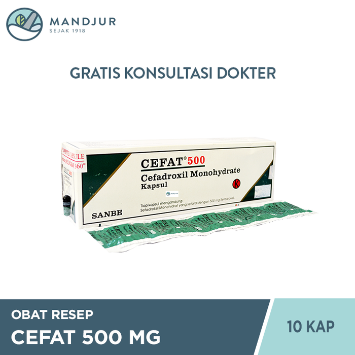 Cefat 500 Mg 10 Kapsul