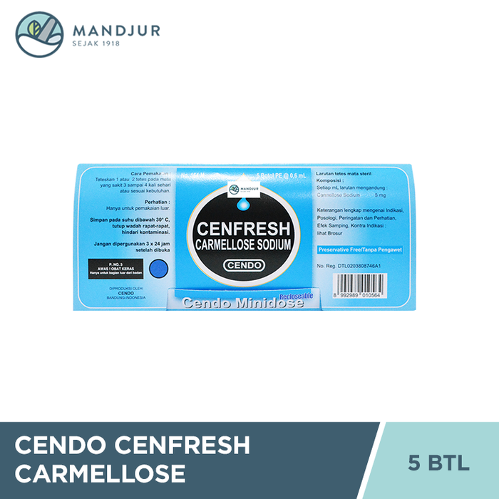 Cendo Cenfresh Minidose 0.6 mL