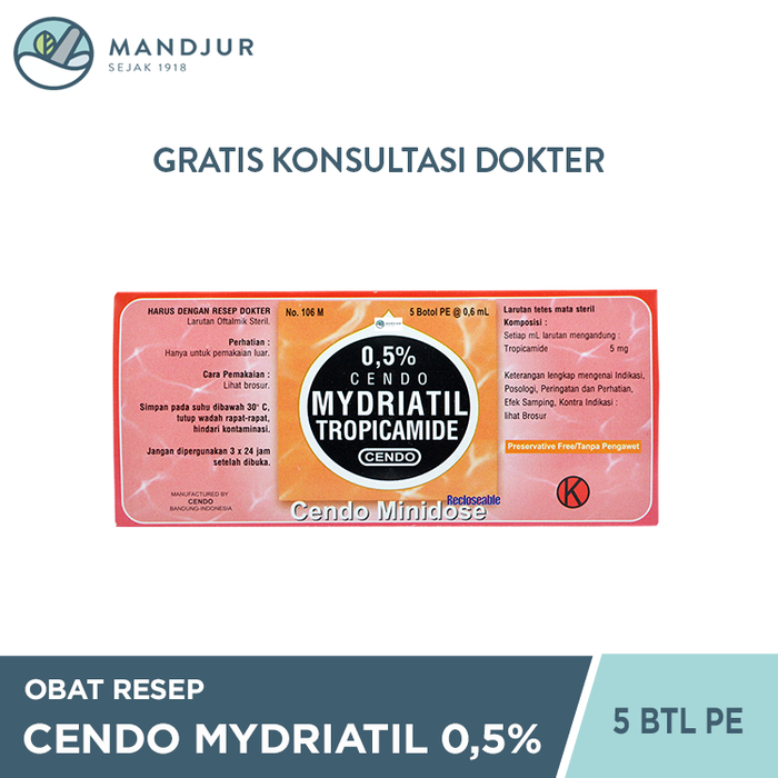 Cendo Mydriatil 0.5% Minidose 0.6 ml