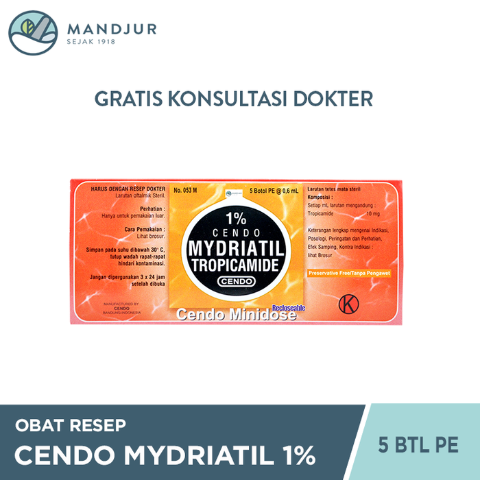 Cendo Mydriatil 1 % Minidose 0.6 ml