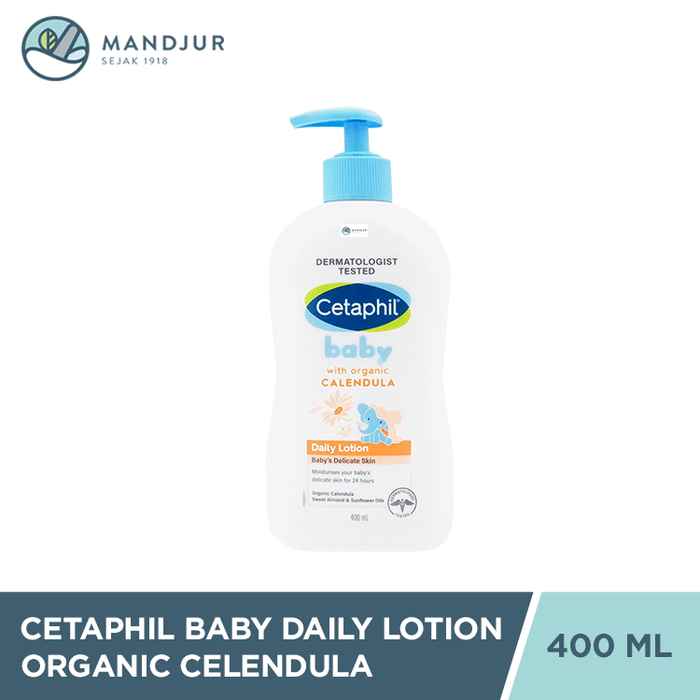 Cetaphil Baby Daily Lotion with Organic Calendula 400 mL