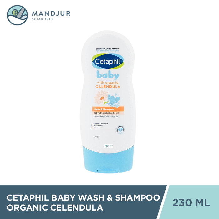 Cetaphil Baby Wash & Shampoo with Organic Calendula 230 mL