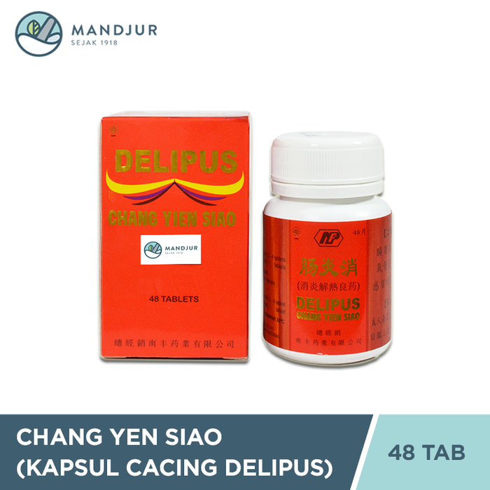 Chang Yen Siao (Kapsul Cacing Delipus) - 48 Kapsul