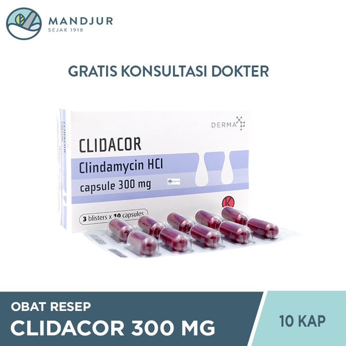 Clidacor 300 mg 10 Kapsul