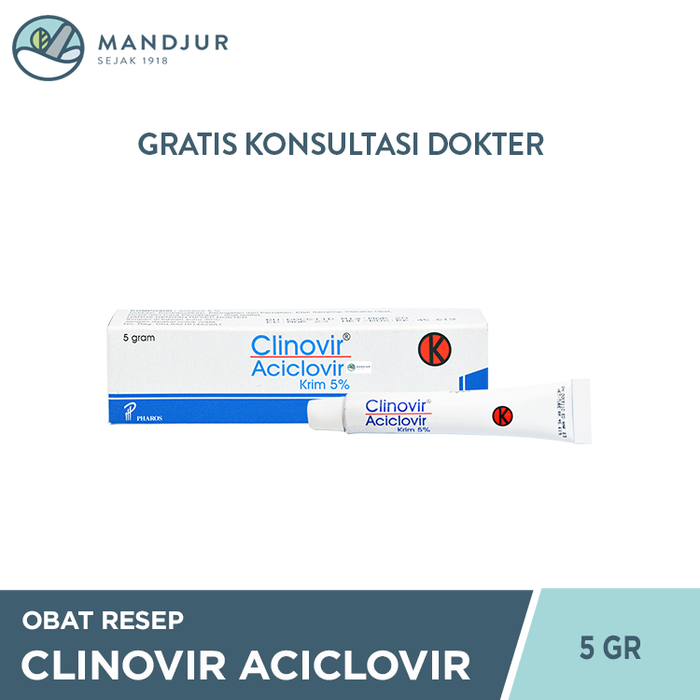 Clinovir Cream 5 Gram