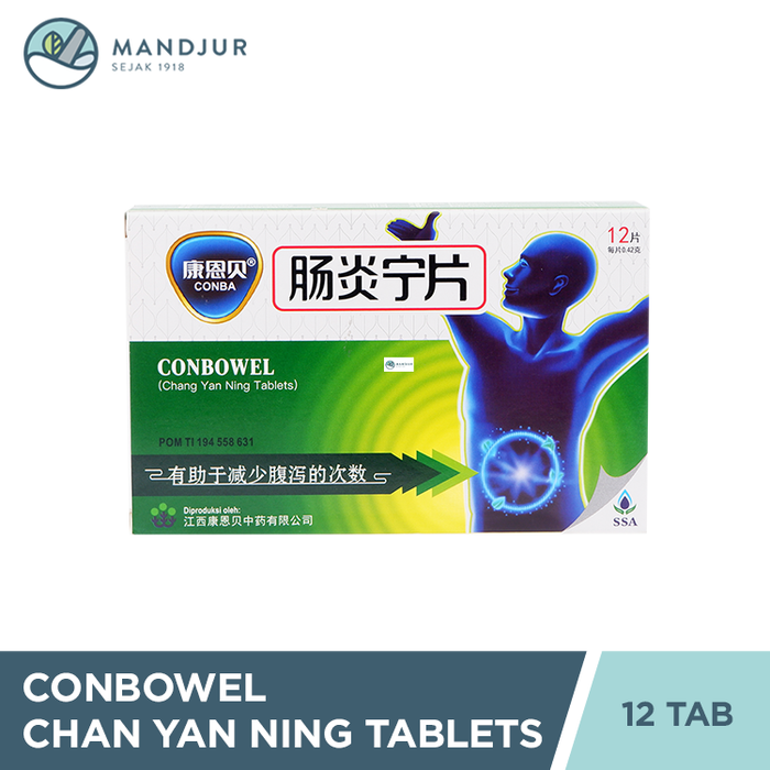 Conbowel (Chang Yan Ning Tablets) 12 Tablet