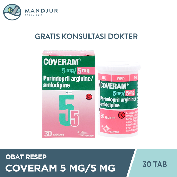 Coveram 5 mg/5 mg 30 Tablet