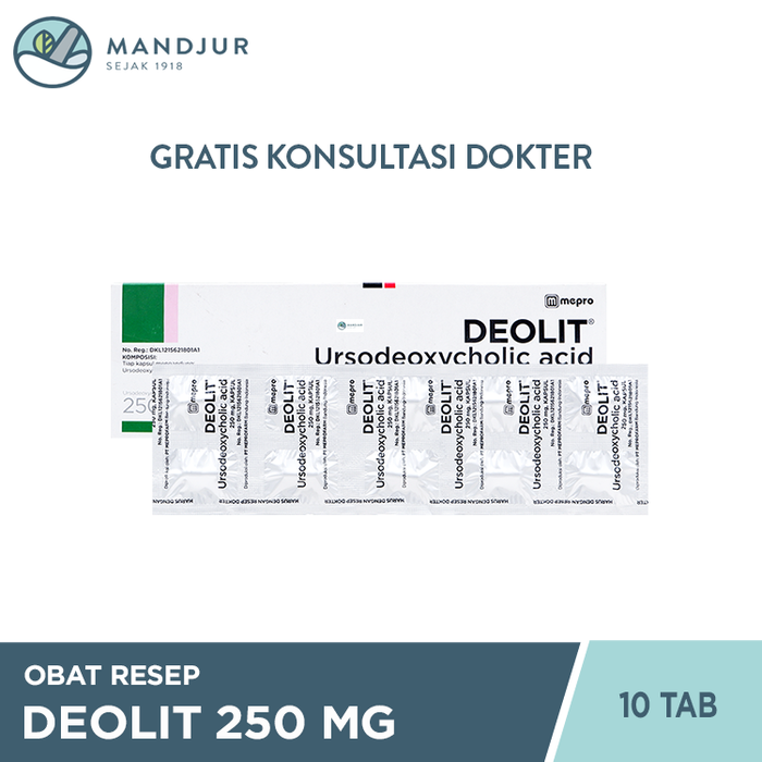 Deolit 250 mg 10 Kapsul