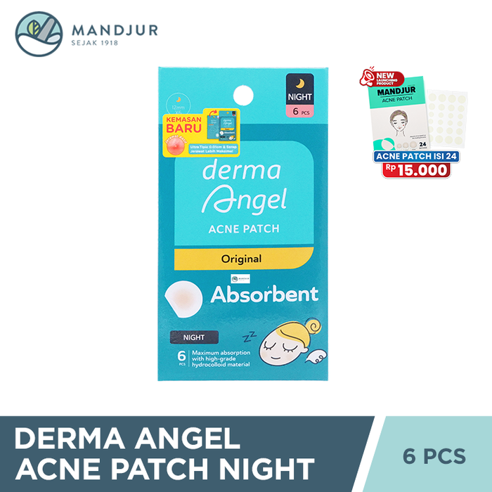 Derma Angel Acne Patch Night 6 Pcs