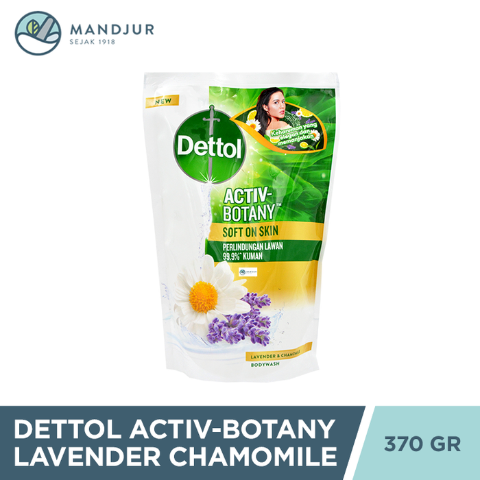 Dettol Sabun Mandi Cair Activ-Botany Lavender Chamomile 370 Gr