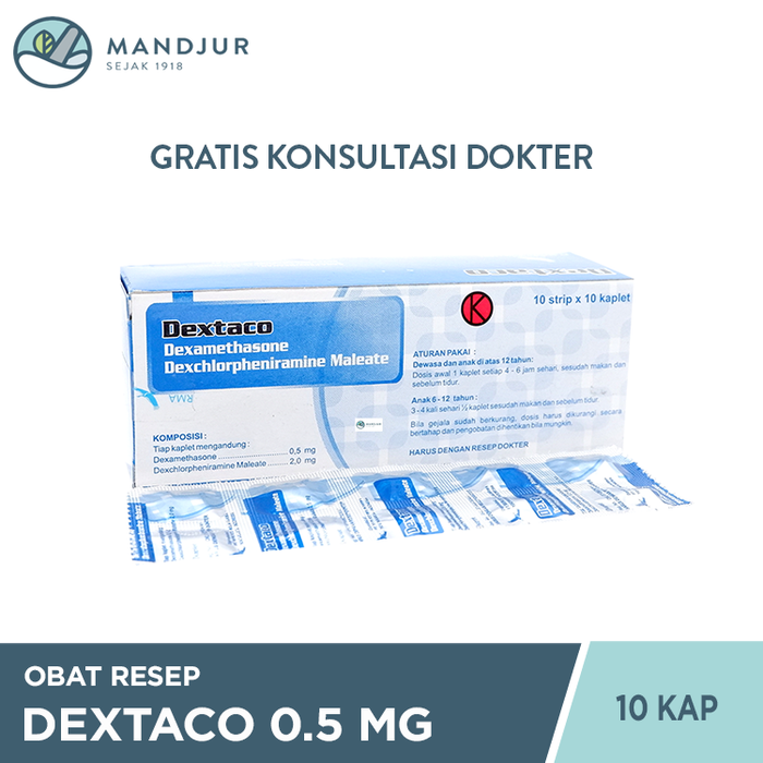 Dextaco 0.5 mg 10 Kaplet