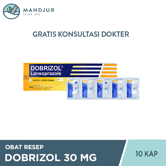 Dobrizol 30 Mg 10 Kapsul