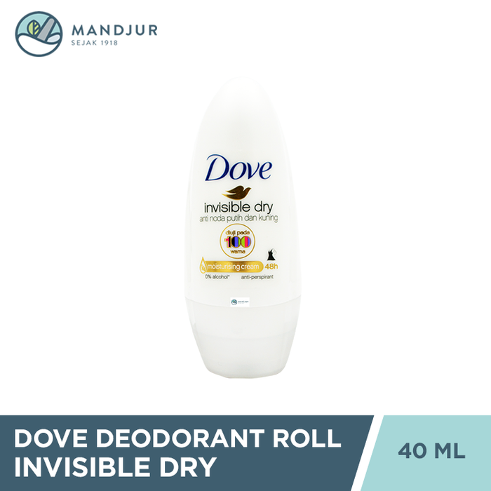 Dove Deodorant Roll On Invisible Dry 40 ML