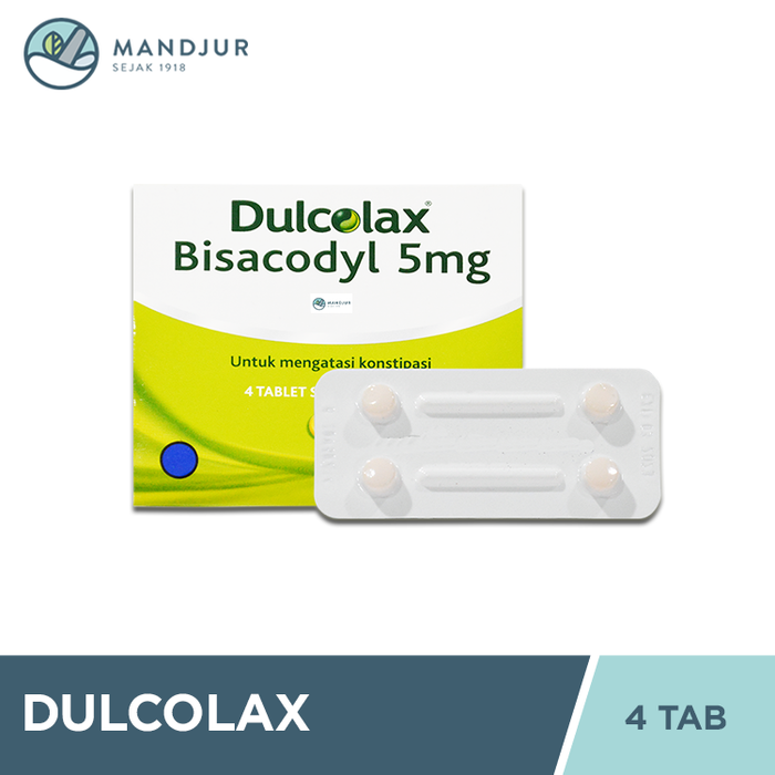 Dulcolax 5 Mg 4 Tablet