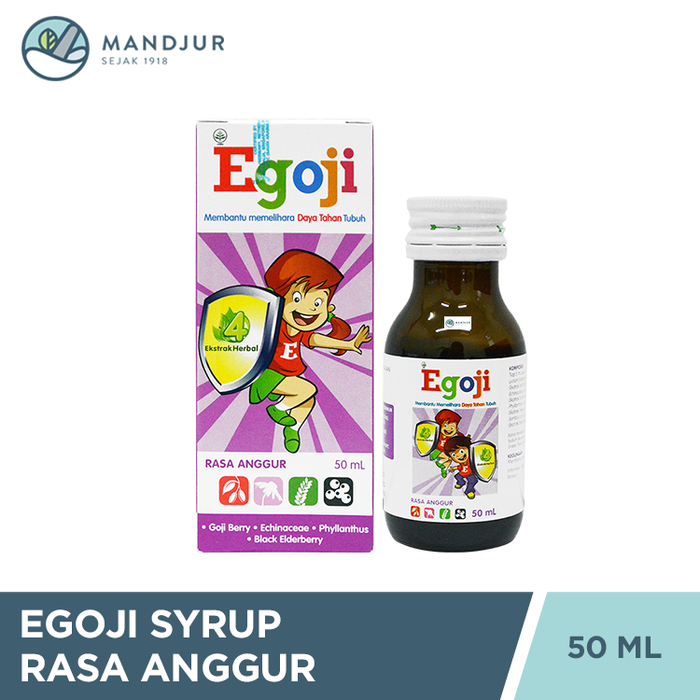 Egoji Sirup Rasa Anggur 50 ML