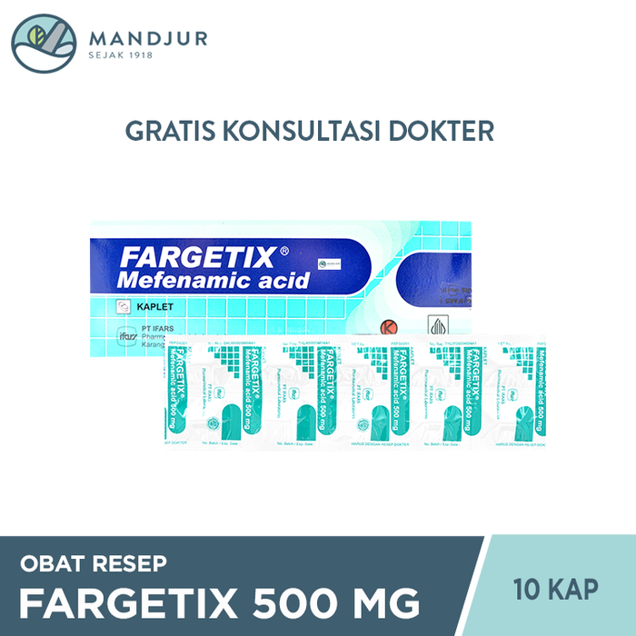 Fargetix 500 mg 10 Kaplet
