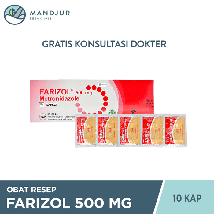 Farizol 500 mg 10 Kaplet