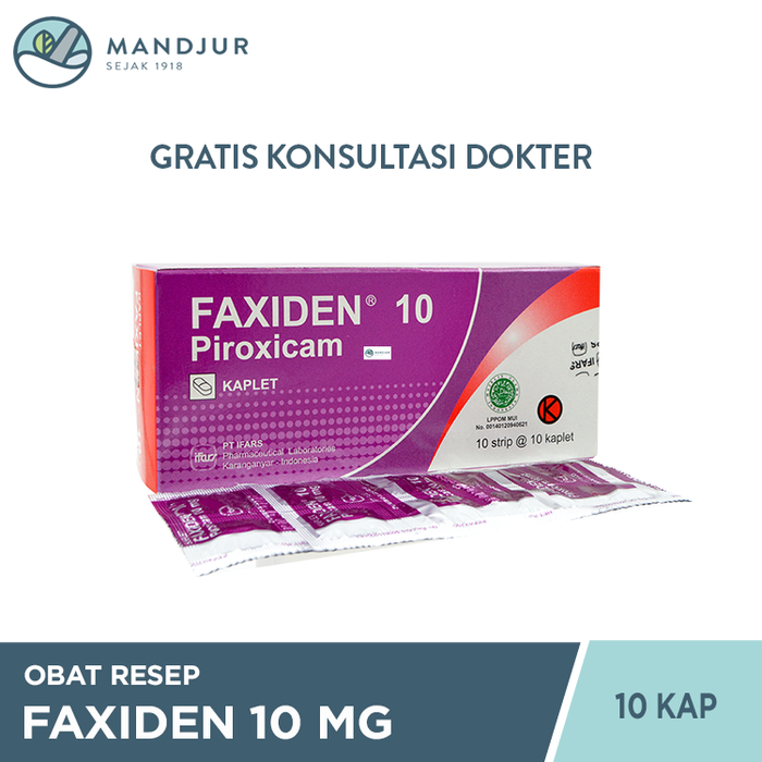 Faxiden 10 mg 10 Kaplet