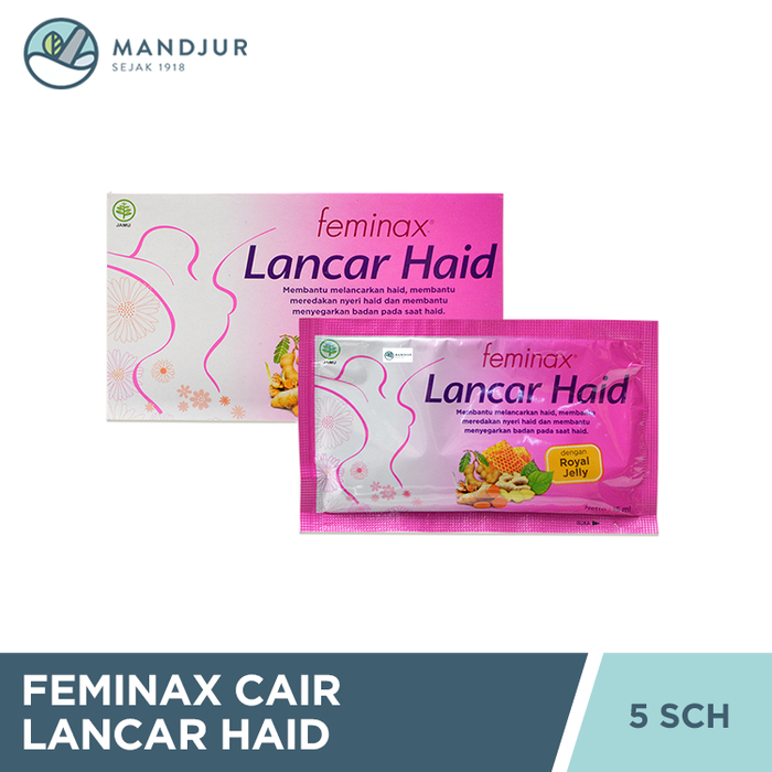 Feminax Cair Lancar Haid 5 Sachet