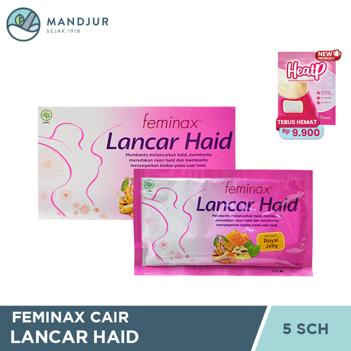 Feminax Cair Lancar Haid 5 Sachet