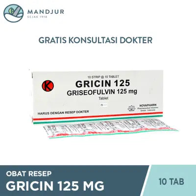 Gricin 125 10 Tablet