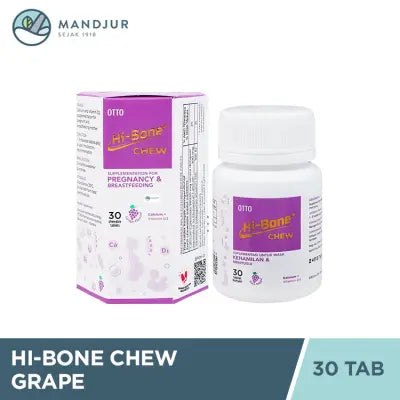 Hi-Bone Chew Grape 30 Tablet