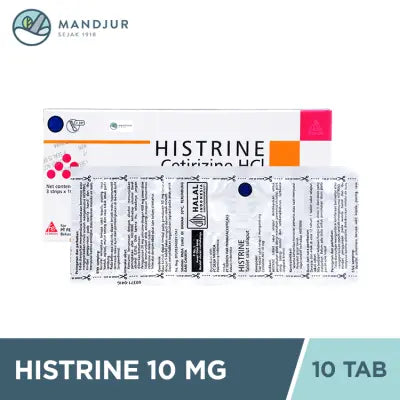 Histrine 10 Mg 10 Tablet