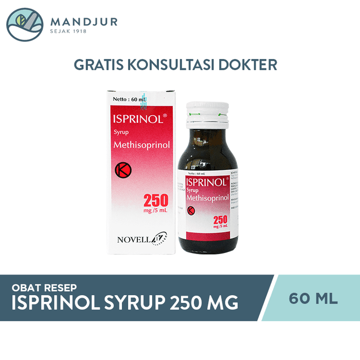 Isprinol Sirup 60 ML - Apotek Mandjur