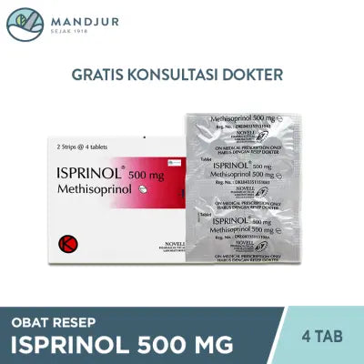 Isprinol 500 Mg 4 Tablet