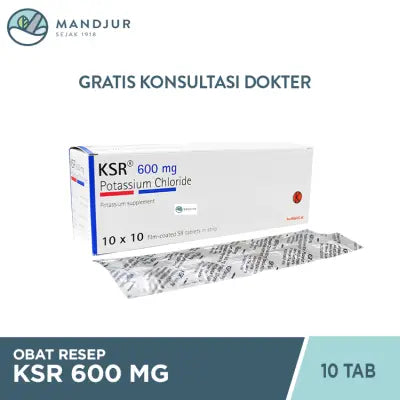 KSR 600 Mg 10 Tablet